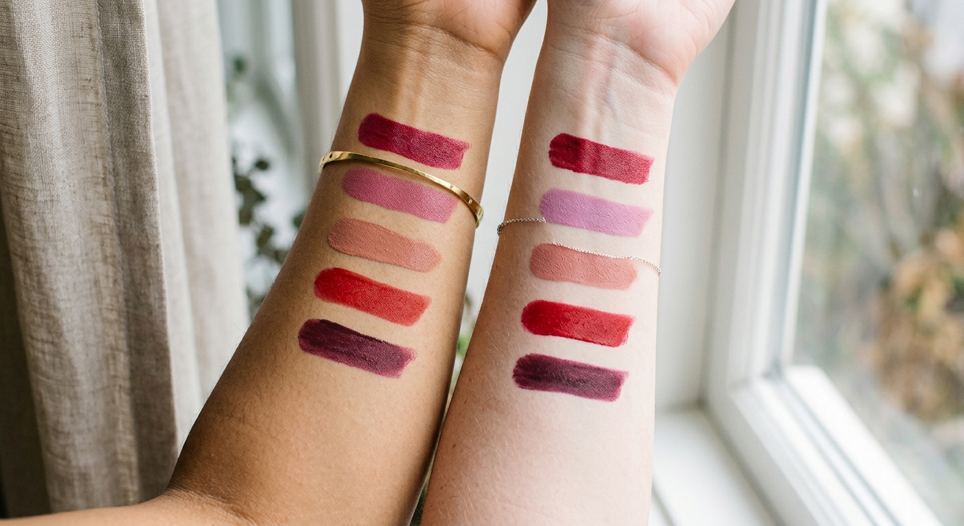 Finding your flattering shade requires testing in natural light across your undertone.